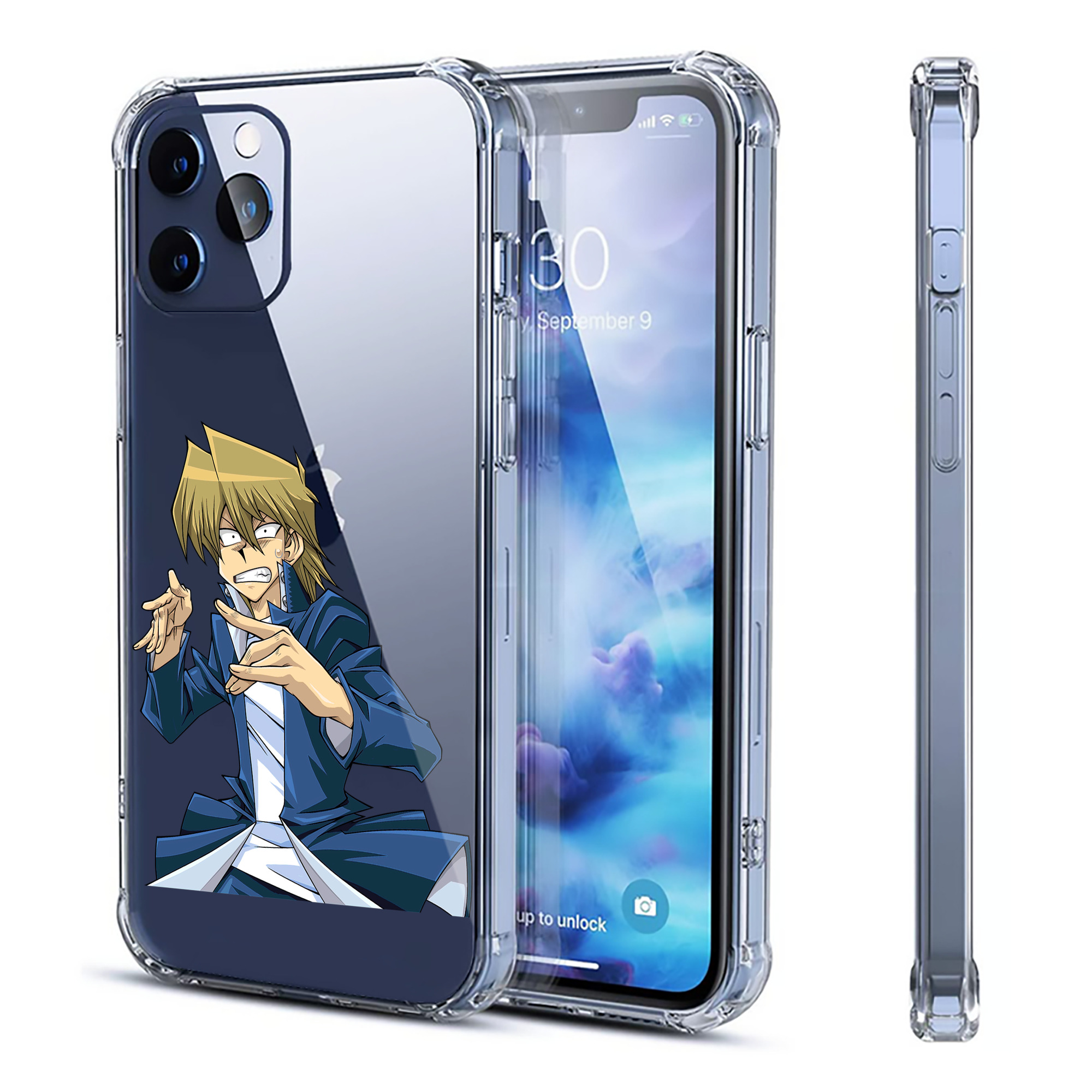 （画像用） 遊☆戯☆王 Yu-Gi-Oh! 【iPhone 12シリーズ対応】透明スマホケース（クリアソフトケース）